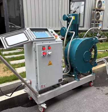 高粘稠物料軟管泵全自動泵送 